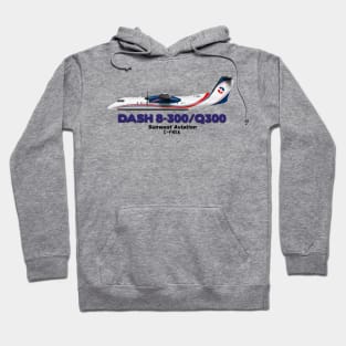 DeHavilland Canada Dash 8-300/Q300 - Sunwest Aviation Hoodie